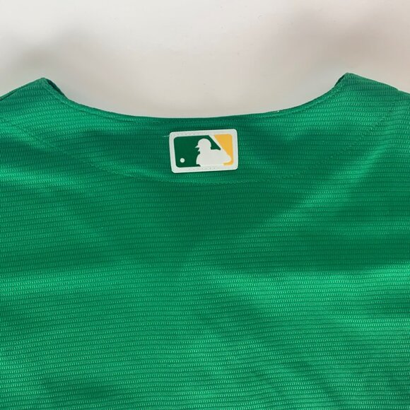 Oakland Athletics MLB Green Majestic Cool Base Jersey Mens Large - Picture 7 of 7